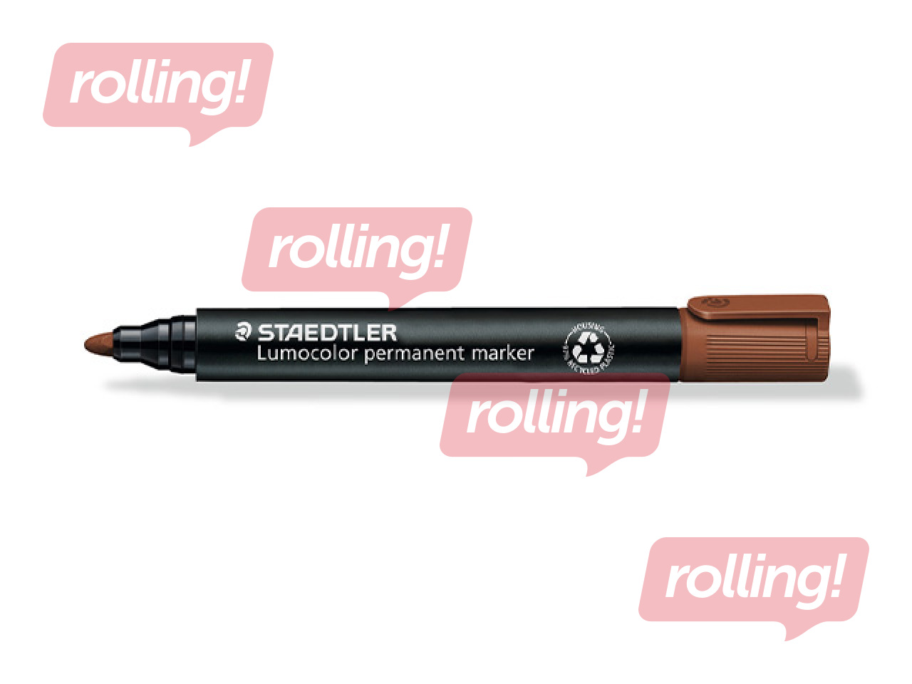 Permanentais marķieris Staedtler Lumcolor 352, brūns, 2mm