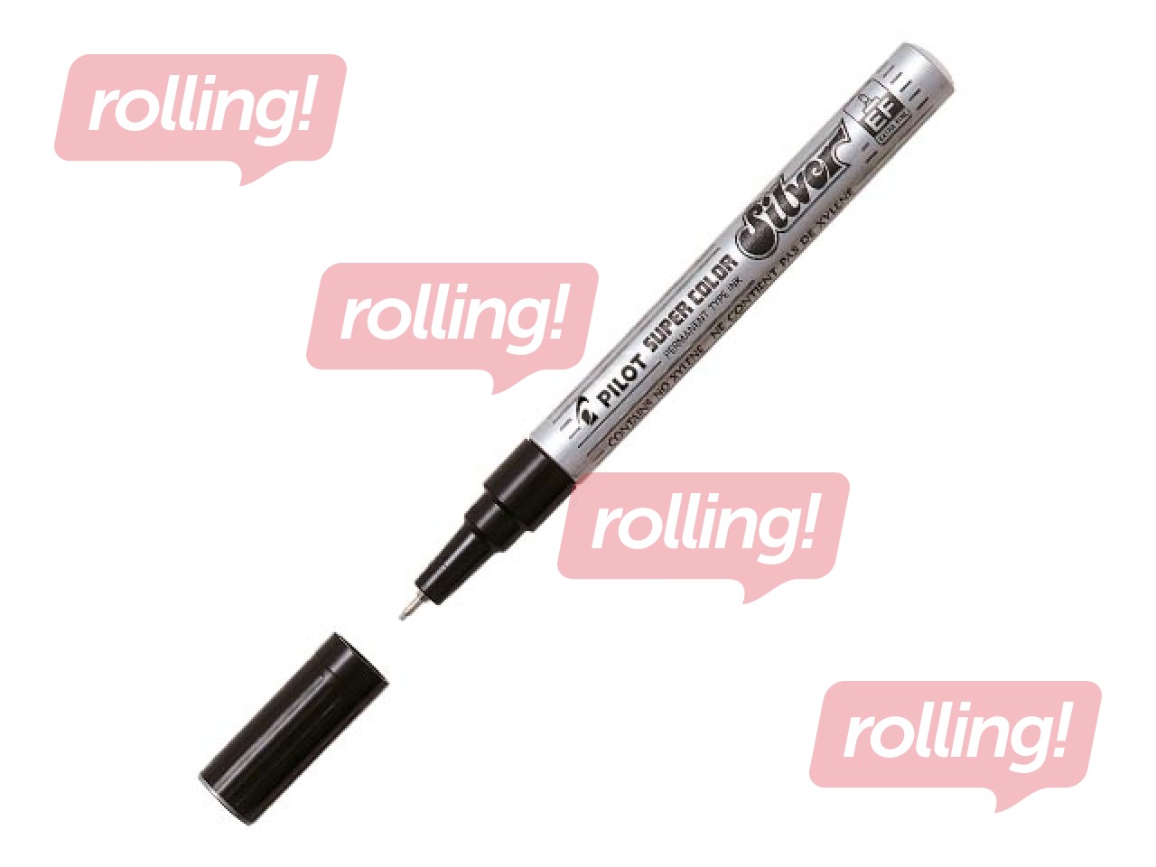 Permanent Marker Pilot Super Color Extra Fine, silver