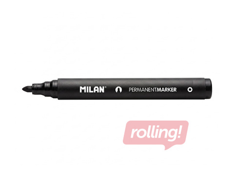 Permanent marker Milan round, black, 4mm