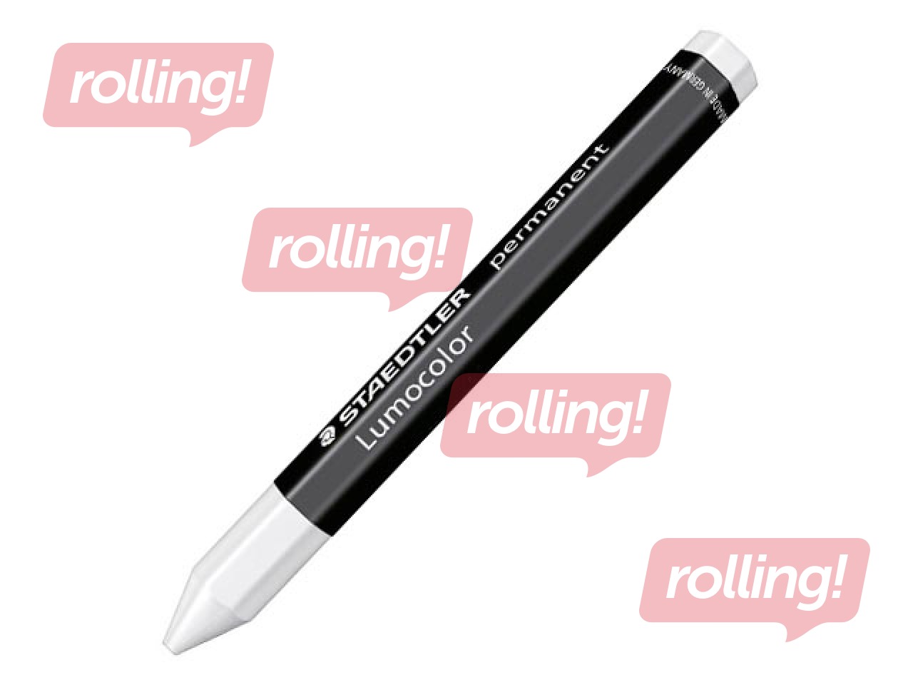 Omnigraph permanent Staedtler Lumocolor 236, white