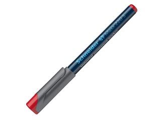 OHP permanentais marķieris Schneider, sarkans, 0.4mm