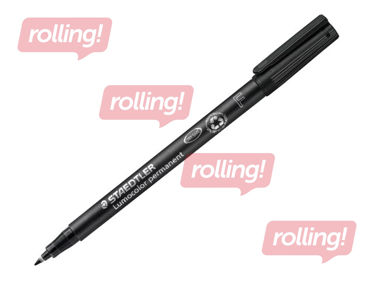 OHP permanentais marķieris Staedtler 318, melns, 0.6mm