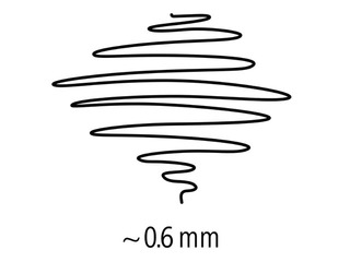 OHP permanentais marķieris Staedtler 318, melns, 0.6mm