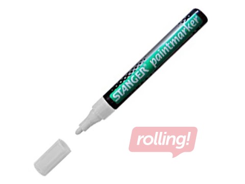 Permanentne marker Stanger PAINT, valge, 2-4mm