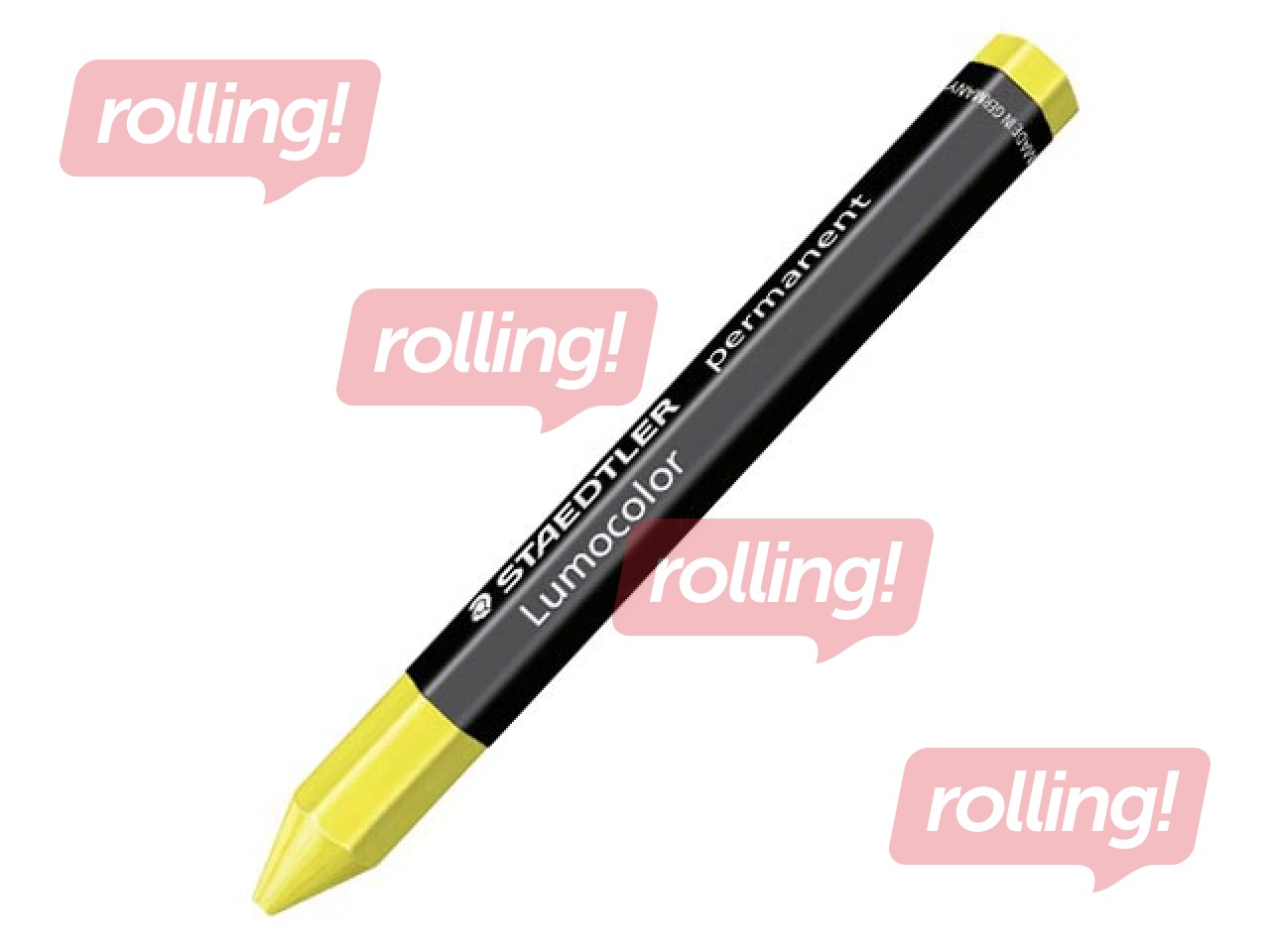 Marķieris-krīts Staedtler Lumocolor 236, dzeltens