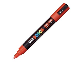 Маркер Uni Posca PC - 5M, красный