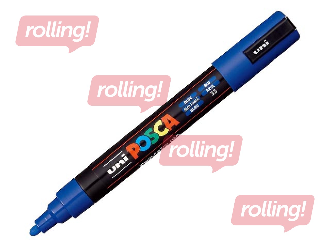 Marker UNI Posca PC-5M, sinine