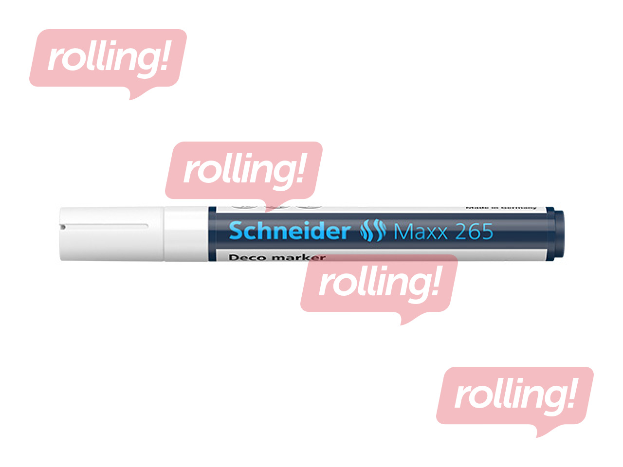 Chalk marker SCHNEIDER DECO Maxx 265, white, 2-3mm