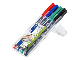 OHP püsimarkerite komplekt Staedtler Lumcolor 318, 0.6mm, 4 värvi