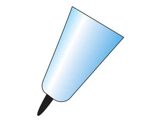 Permanentais marķieris Centrum CD / DVD, divpusējs, 2mm/0.5mm, melns