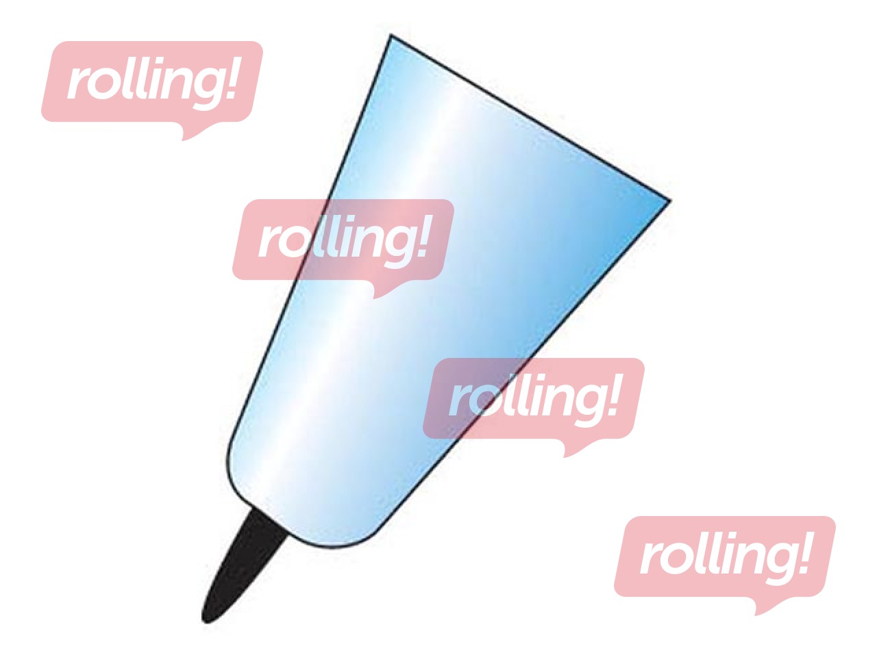 Permanentais marķieris Centrum CD / DVD, divpusējs, 2mm/0.5mm, melns