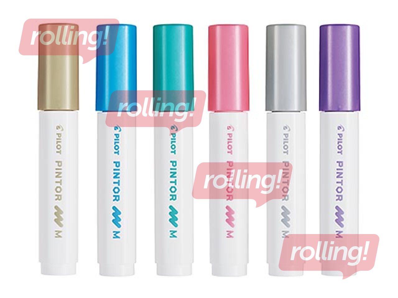 Permanento marķieru komplekts Pilot Pintor, 6 metāliskas krāsas