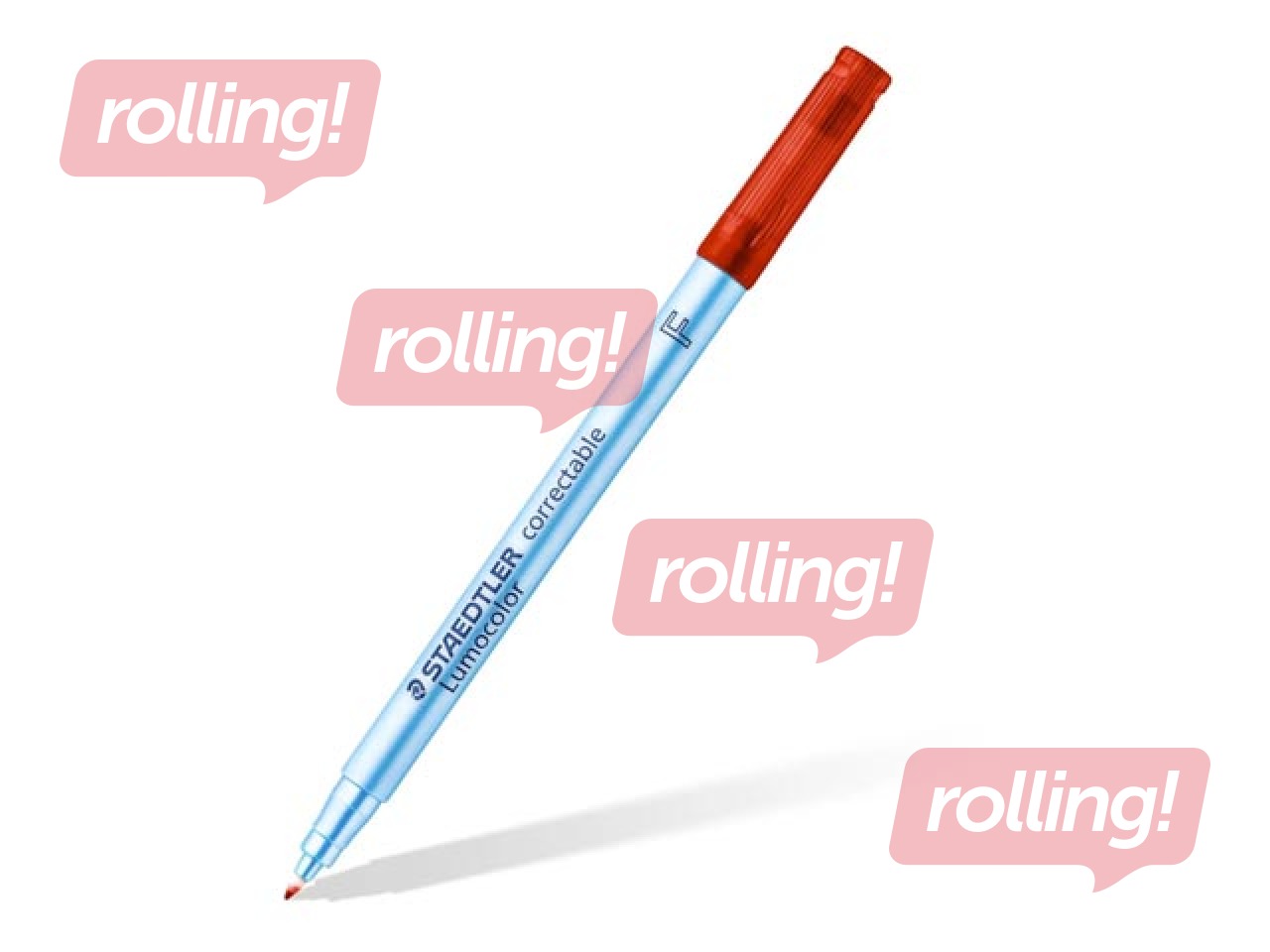 Набор маркеров Staedtler Lumocolor 305, стираемый, 0.6мм, 4-цветный