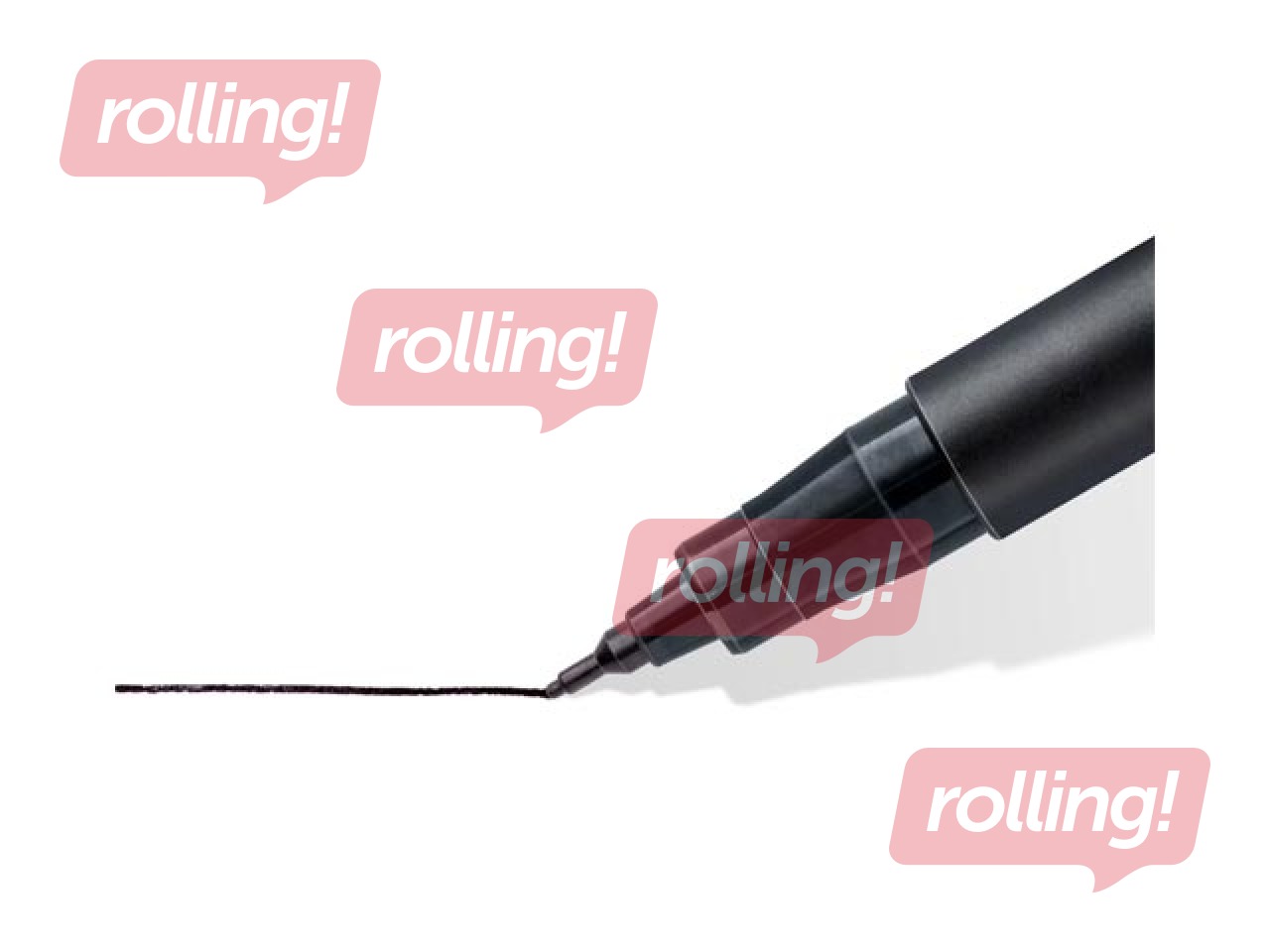 Noturīgais marķieris Staedtler Lumocolor 313, melns, 0.4mm