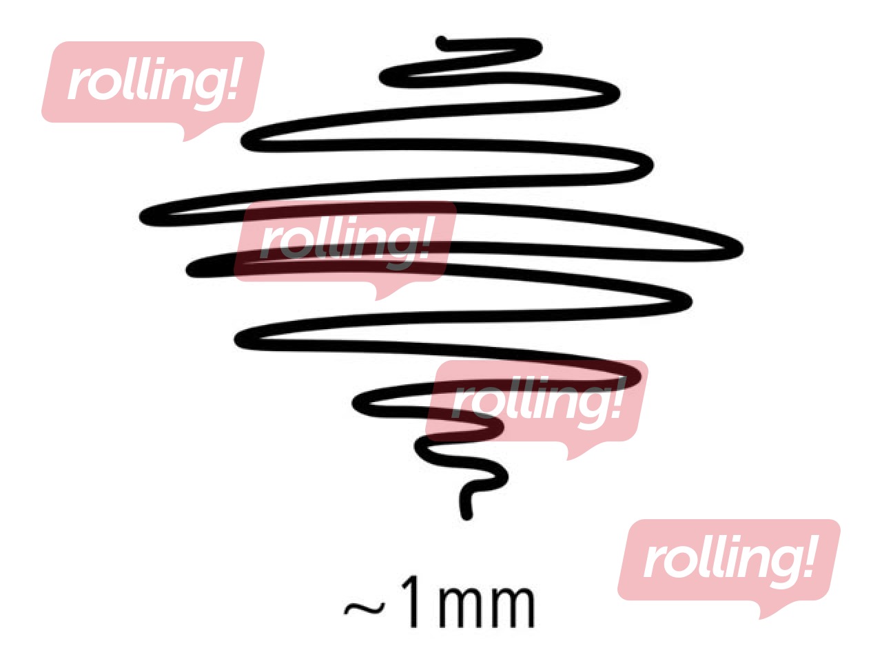 Noturīgais marķieris Staedtler Lumocolor 317, zils, 1mm