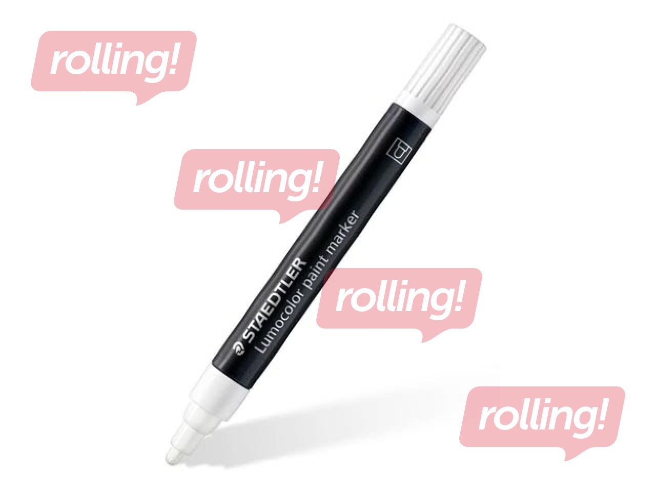 Acrylic paint marker set Staedtler Lumocolor 349, 2,4 mm, 6 colours
