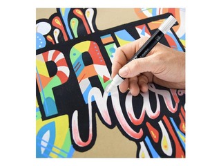 Набор акриловых маркеров Staedtler Lumocolor 349, 2,4 мм, 6 цветов