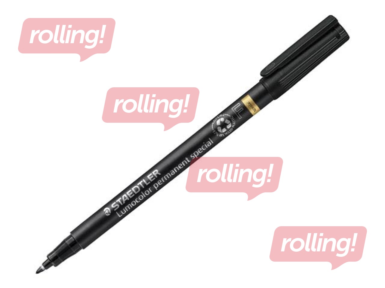 Special marker Staedtler Lumocolor 319, black, 0.6mm