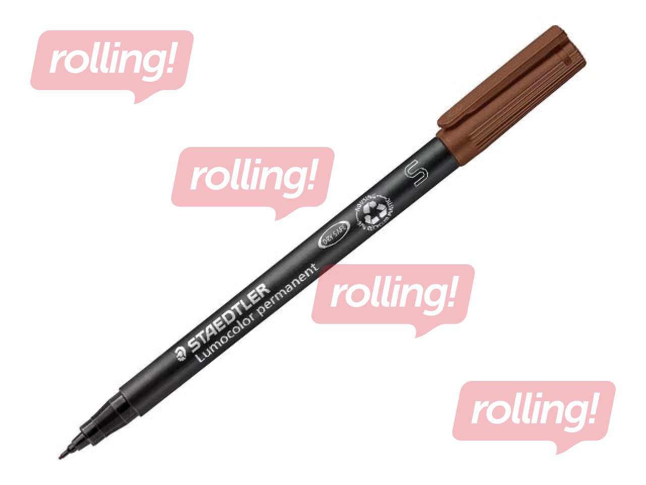 SALE Marker Staedtler Lumocolor 313, pruun, 0.4mm