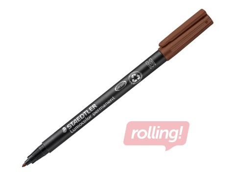 Маркер Staedtler Lumocolor 317, коричневый, 1мм