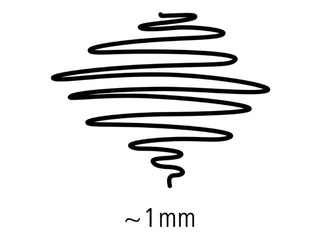 Marķieris Staedtler Lumocolor 315, sarkans, 1mm, nav permanents