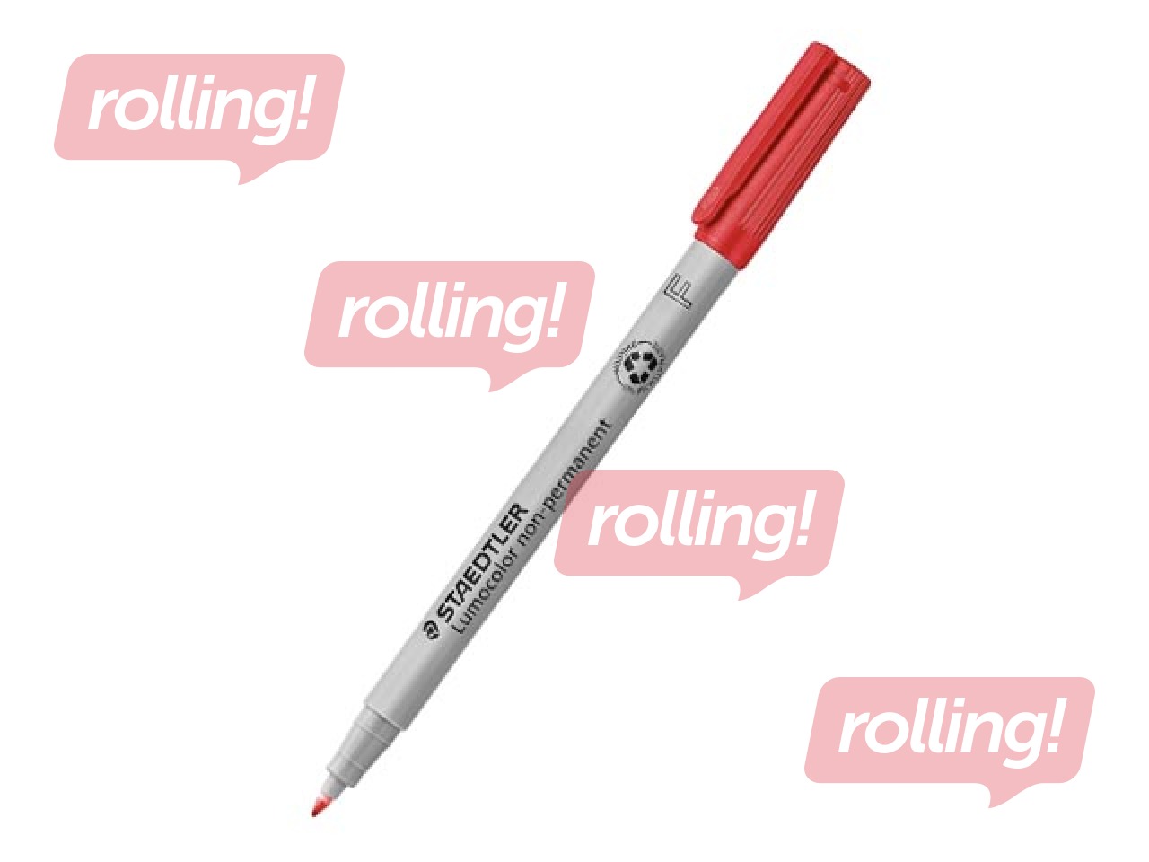 Non-permanent marker Staedtler Lumocolor 316, red, 0.6mm