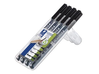 Mаркери Staedtler, черный, 4 размера линий