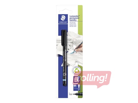 Маркер для маркировки текстиля Staedtler Lumocolor 319 LM, черный, 0.6mm