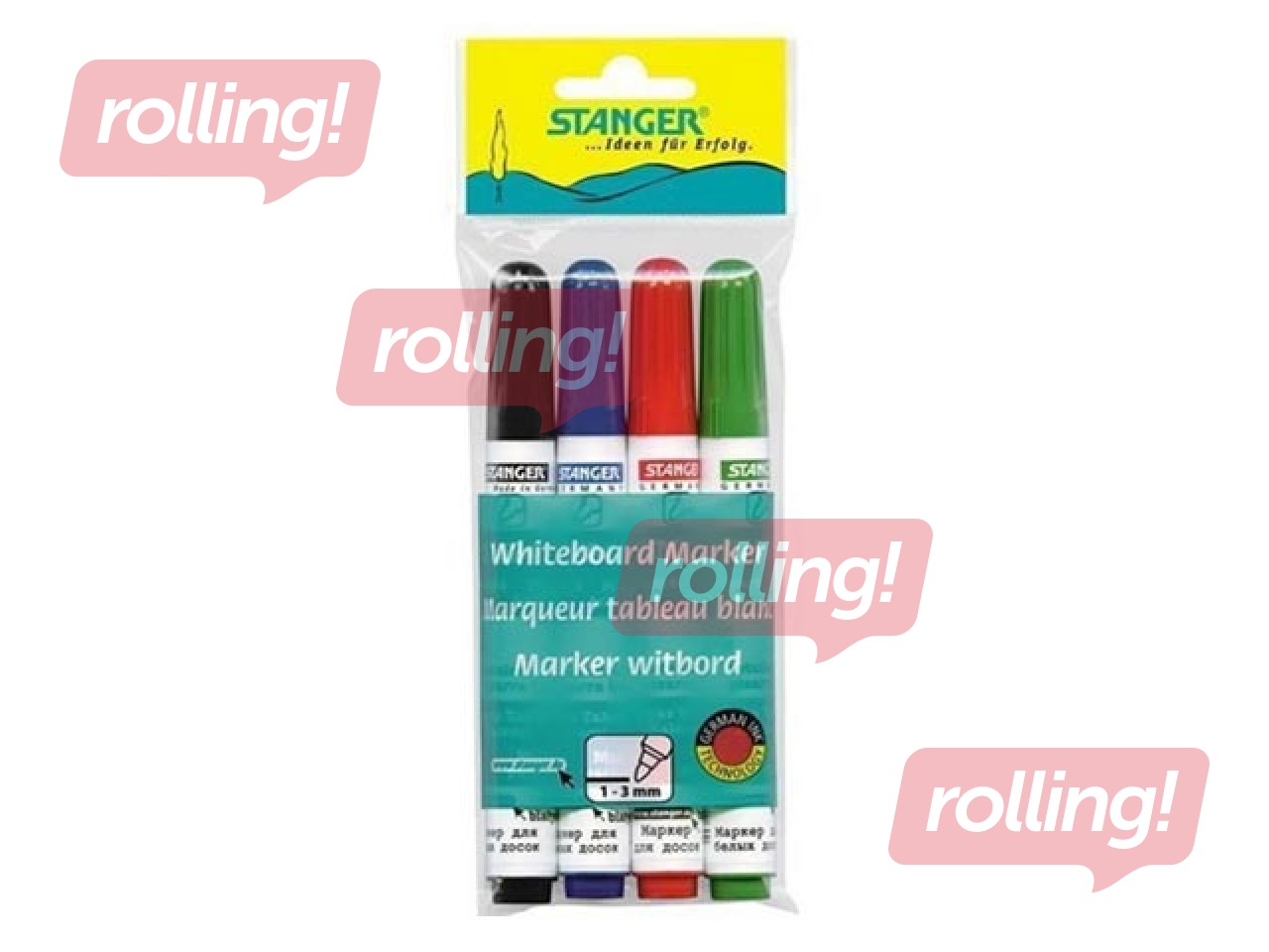 Комплект маркеров для белой доски Stanger, BM 240