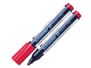 Маркер для белой доски, Schneider 290, круглый, красный