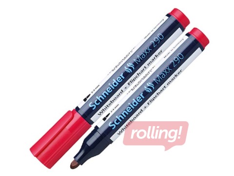 Whiteboard marker, Schneider 290, red