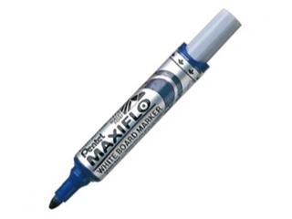 Маркер для белой доски Pentel Maxiflo, 6 мм, круглый, синий