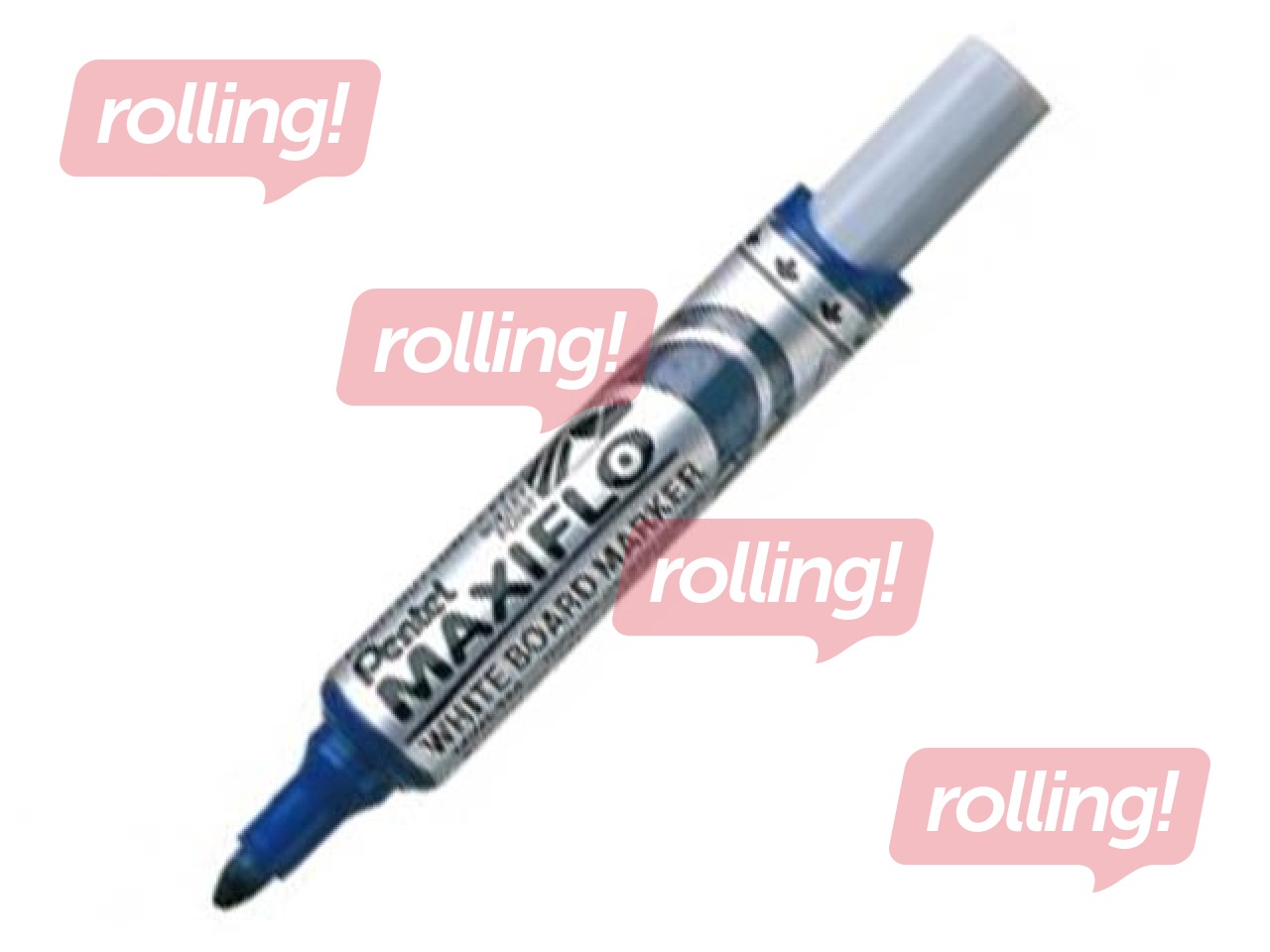 Marķieris baltajām tāfelēm Pentel Maxiflo, 6 mm, apaļš, zils