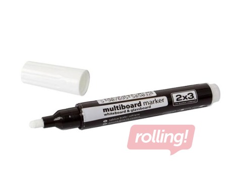Marker for glass boards, 2x3, AS141, white