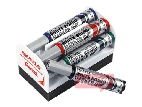Pentel Maxiflo tahvlimarkerite komplekt, 6 mm, 4 värvi