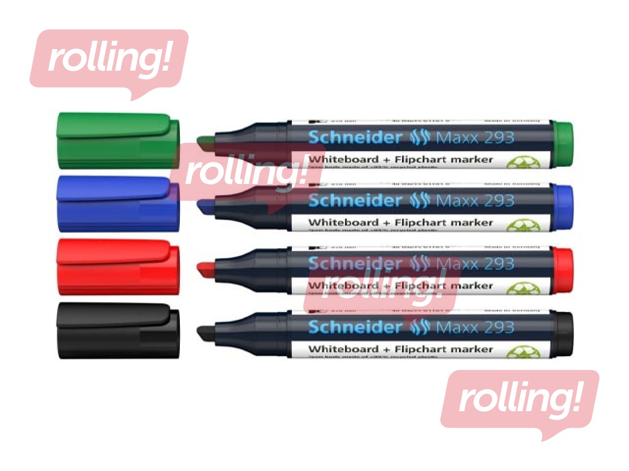 Marķieru komplekts baltajai tāfelei un flipchart papīram Schneider 293, 2-5mm