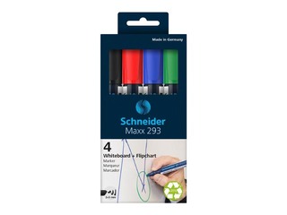 Marķieru komplekts baltajai tāfelei un flipchart papīram Schneider 293, 2-5mm