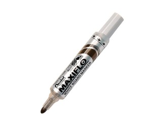 Whiteboard marker, Pentel Maxiflo, conical, 6mm, brown
