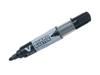 Tahvlimarker, Pilot V Board Master, ümmargune, must