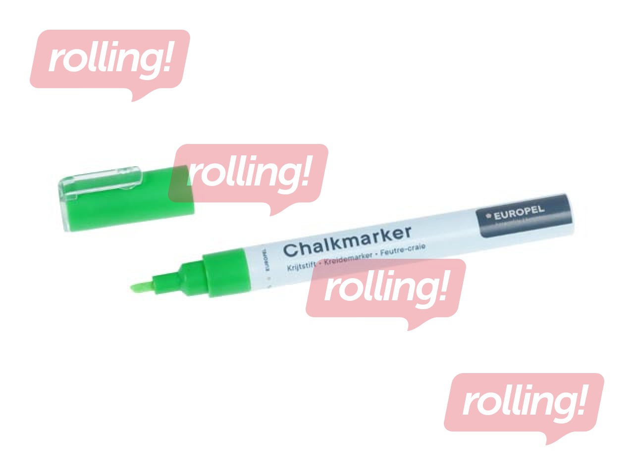 Chalk marker Europel, 3 mm, 8 colours
