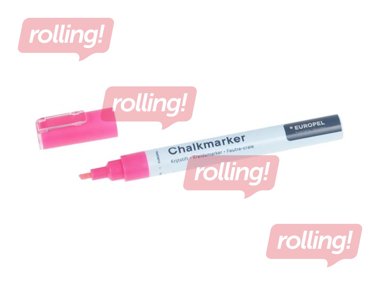 Chalk marker Europel, 3 mm, 8 colours