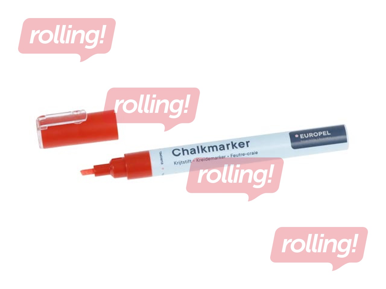 Chalk marker Europel, 3 mm, 8 colours