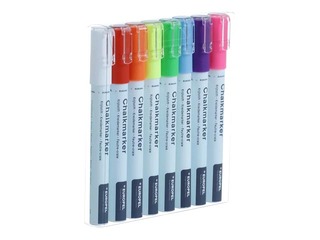 Комплект меловых маркеров Europel, 3 мм, 8 цветов