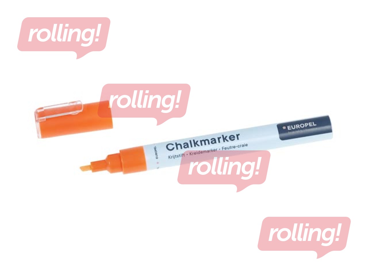 Комплект меловых маркеров Europel, 3 мм, 8 цветов