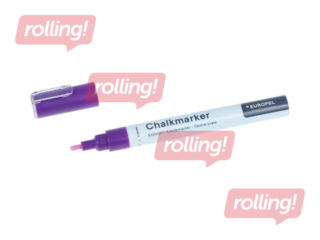 Комплект меловых маркеров Europel, 3 мм, 8 цветов