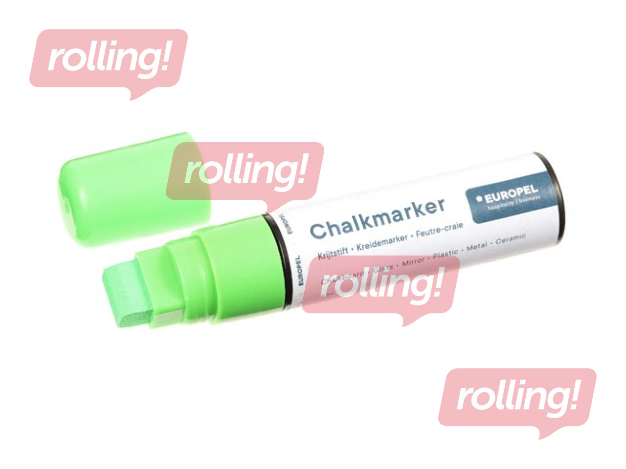 Комплект меловых маркеров Europel, 15 мм, 8 цветов