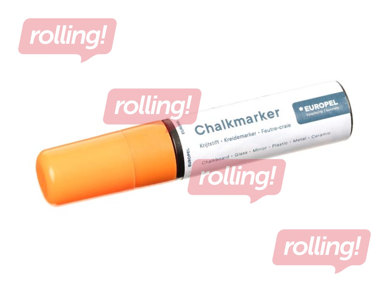 Комплект меловых маркеров Europel, 15 мм, 8 цветов