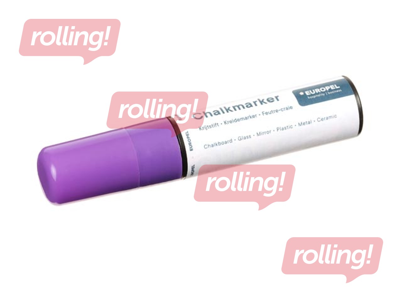 Комплект меловых маркеров Europel, 15 мм, 8 цветов