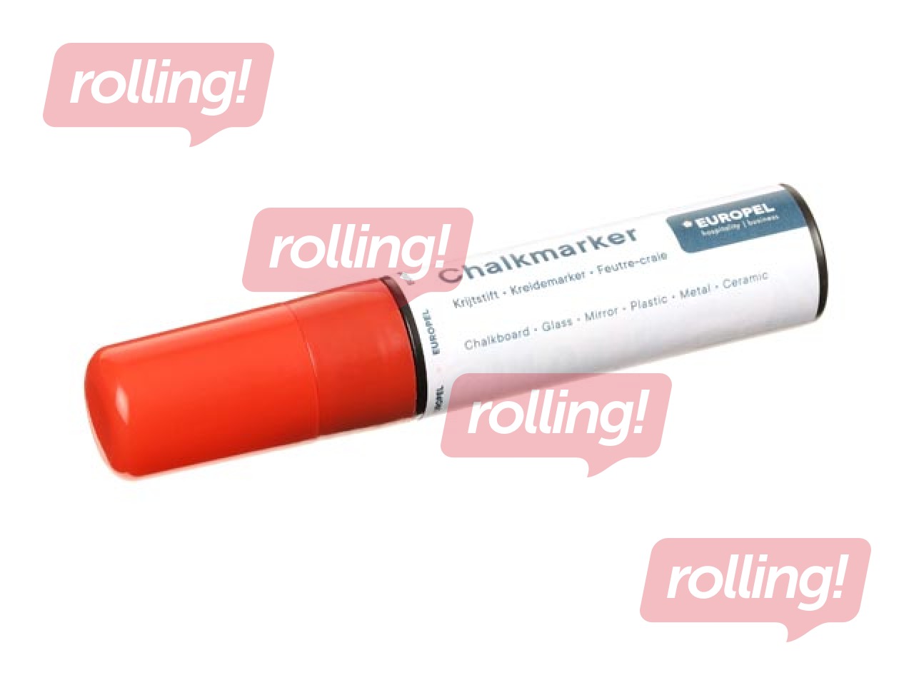 Krīta marķieru komplekts Europel, 15 mm, 8 krāsas