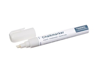 Krīta marķieris Europel, balts, 6mm